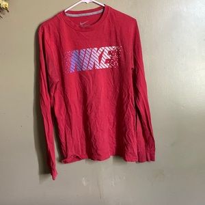 Red Small Mens Nike Shirt